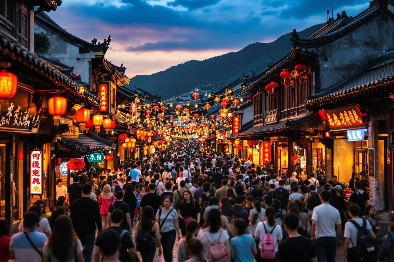 吃瓜入口：某网红城市一夜之间爆火出圈，游客蜂拥而至
